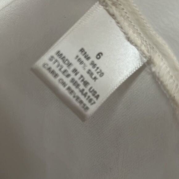 JAK & RAE SILK & EMBROIDERY BEAUTIFUL BLOUSE SIZE 6 - Picture 3 of 6